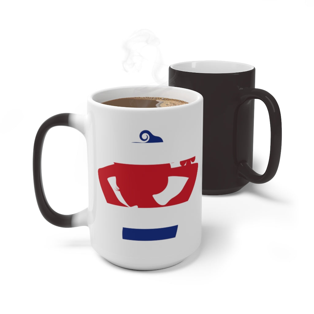 Costa Rica Lady Color Changing Mug