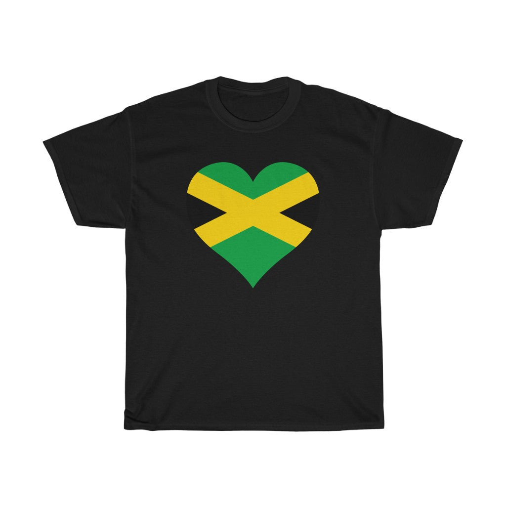 Jamaica Heart Flag Standard Tee - Unisex