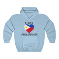 Philippines Heart Flag Hoodie Sweatshirt 1 - Unisex