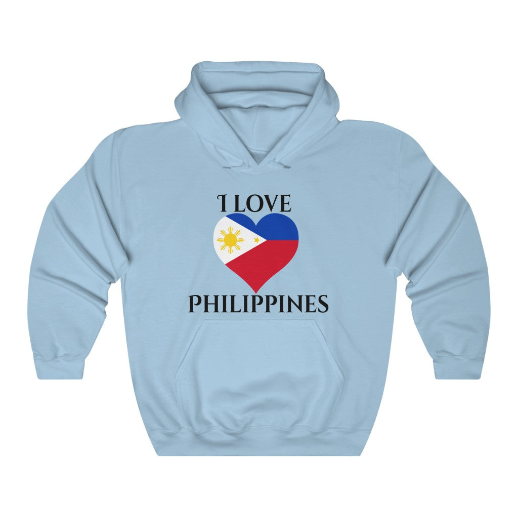Philippines Heart Flag Hoodie Sweatshirt 1 - Unisex