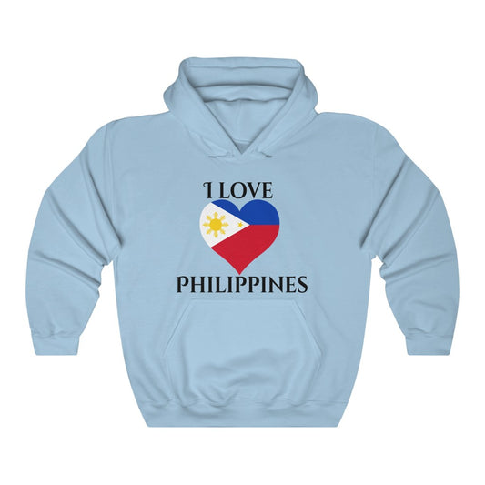 Philippines Heart Flag Hoodie Sweatshirt 1 - Unisex