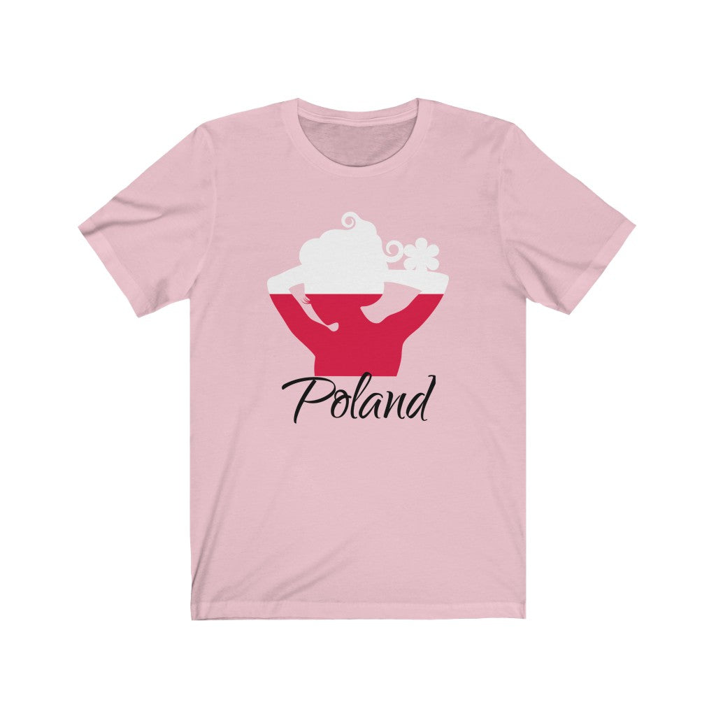 Poland Lady Flag Premium Tee 1 - Unisex