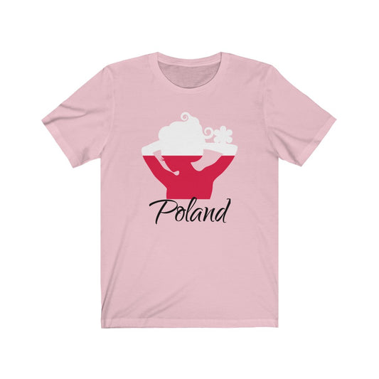 Poland Lady Flag Premium Tee 1 - Unisex