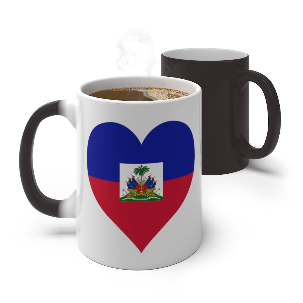 Haiti Heart Color Changing Mug