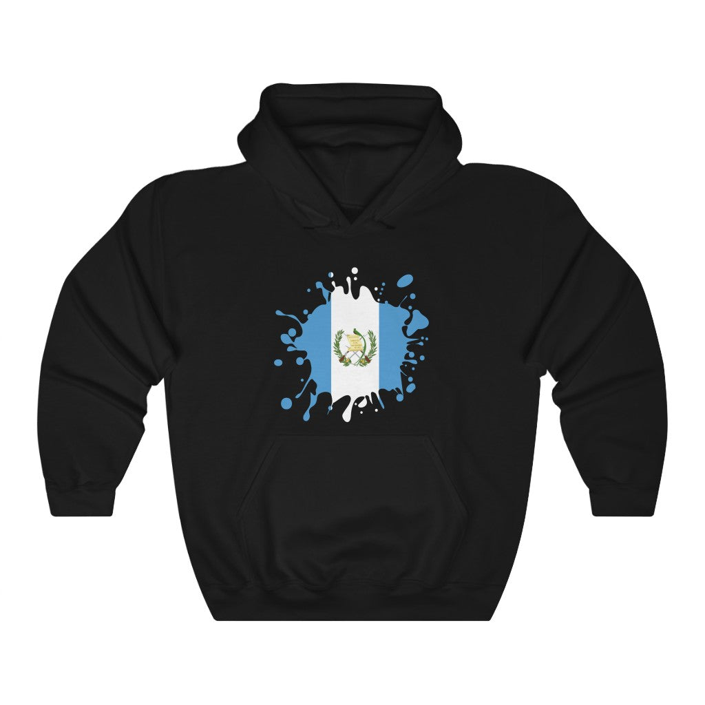 Guatemala Splat Flag Hoodie Sweatshirt - Unisex