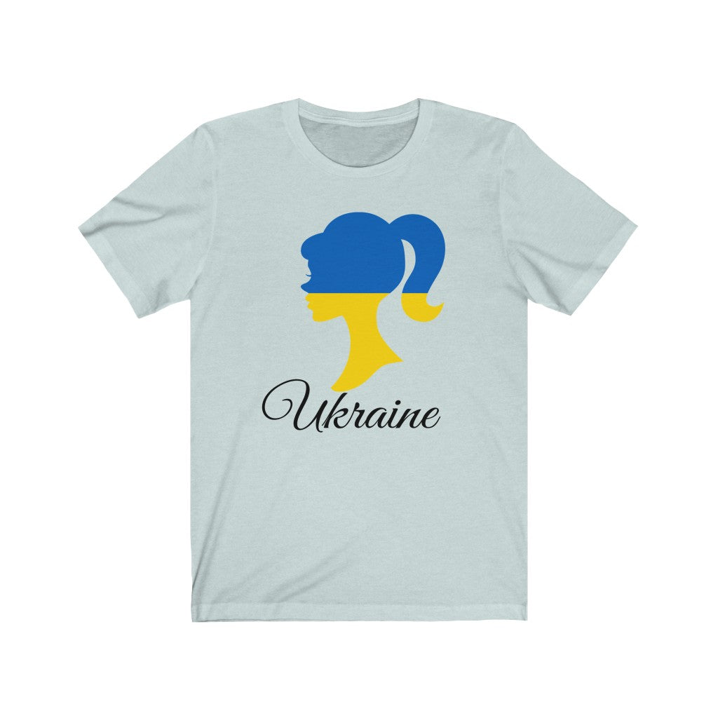 Ukraine Girl Flag Premium Tee 1 - Unisex