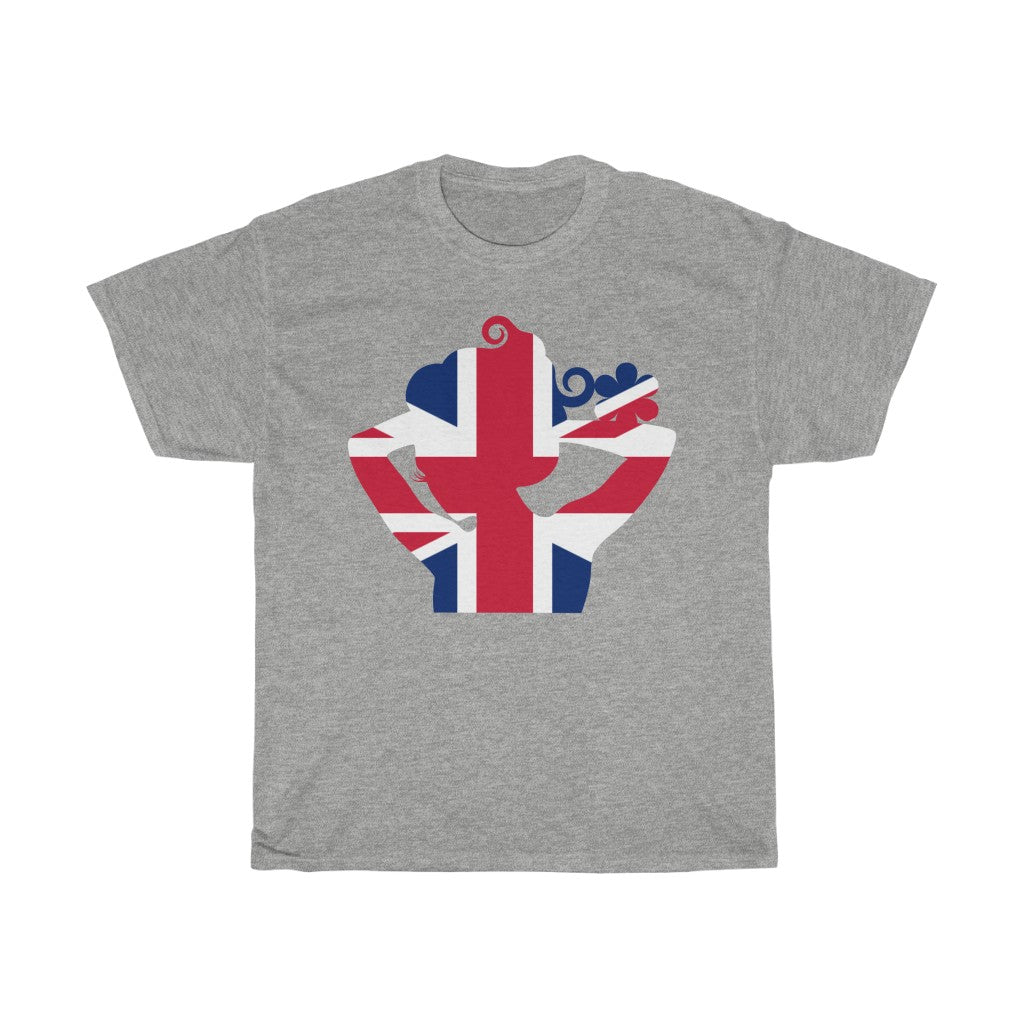 United Kingdom Lady Flag Standard Tee - Unisex