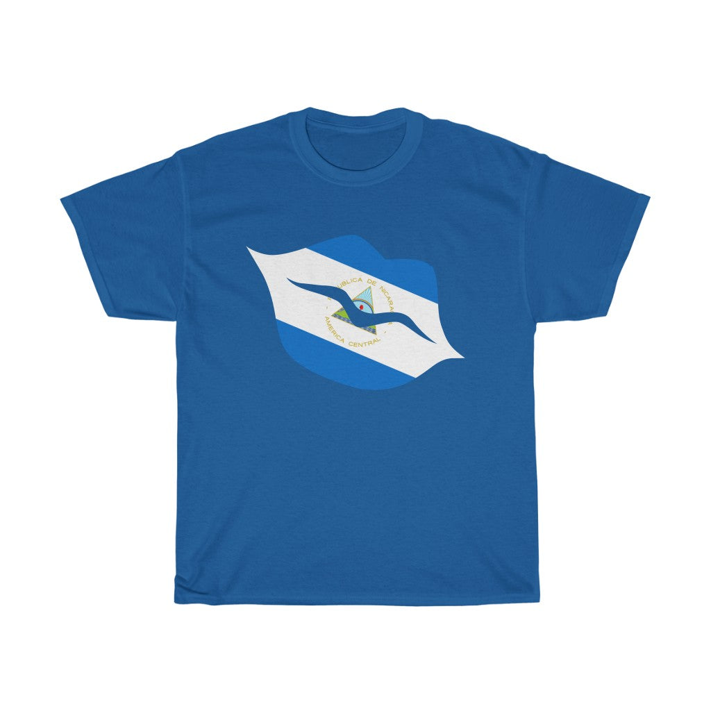 Nicaragua Lips Flag Standard Tee - Unisex