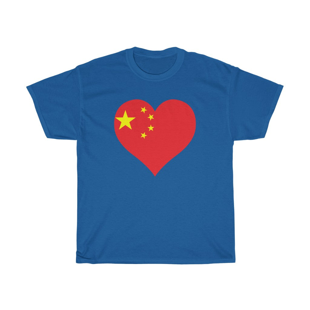 China Heart Flag Standard Tee - Unisex
