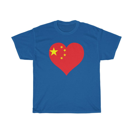 China Heart Flag Standard Tee - Unisex