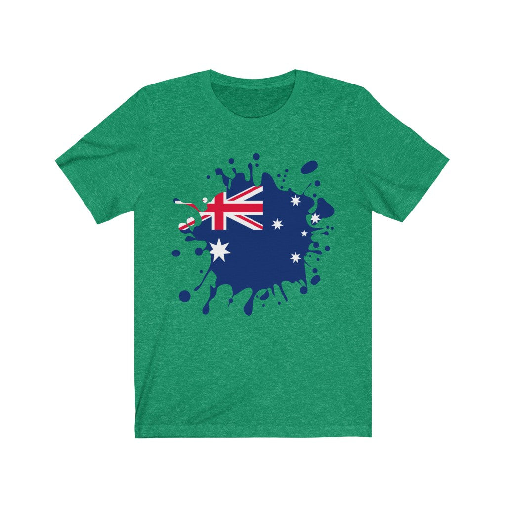 Australia Splat Flag Premium Tee - Unisex