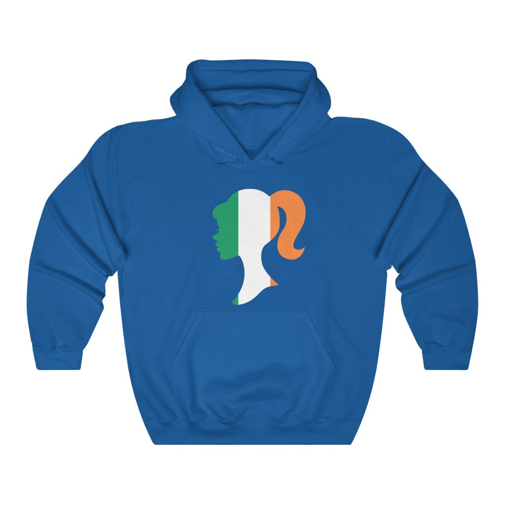 Ireland Girl Flag Hoodie Sweatshirt - Unisex
