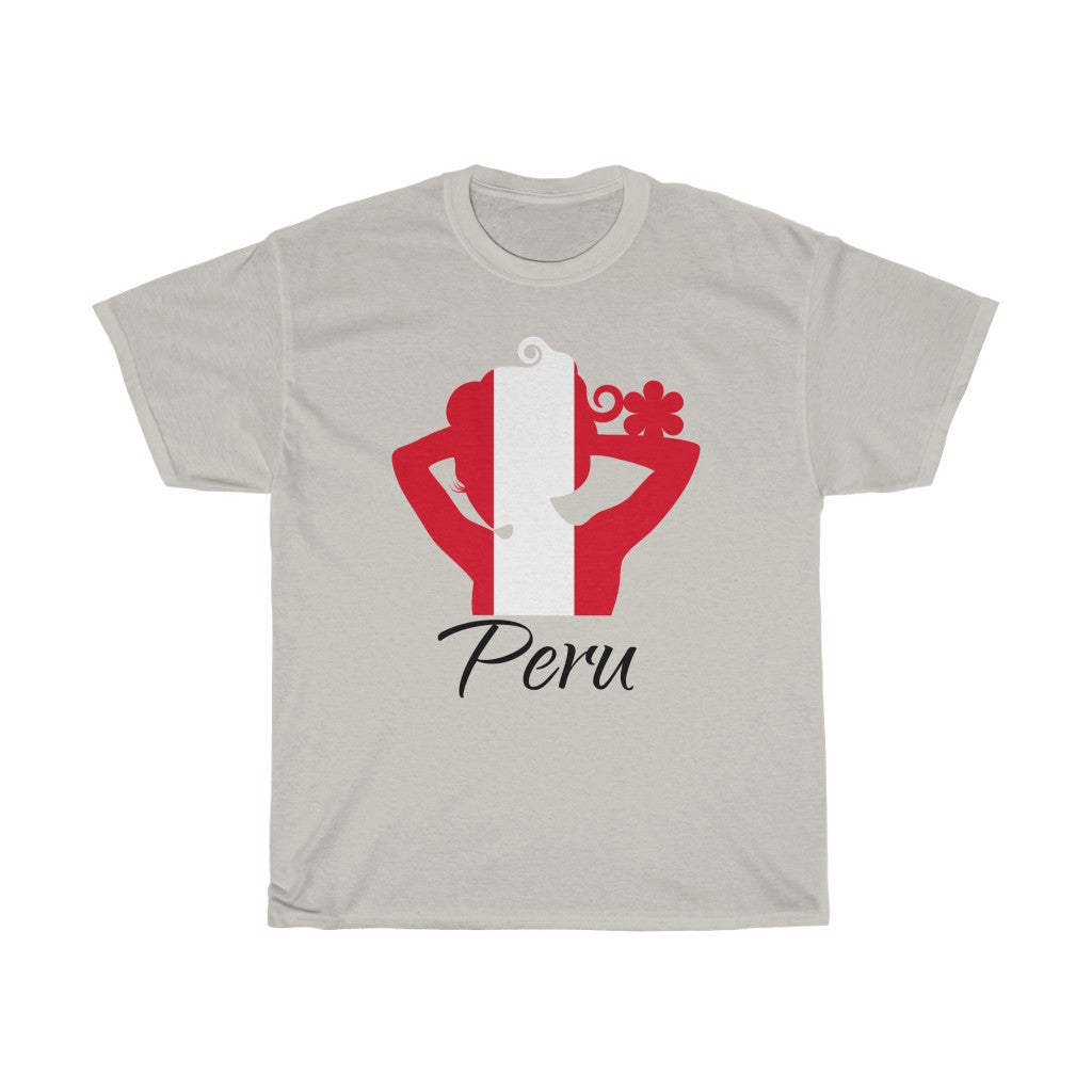Peru Lady Flag Standard Tee 1 - Unisex