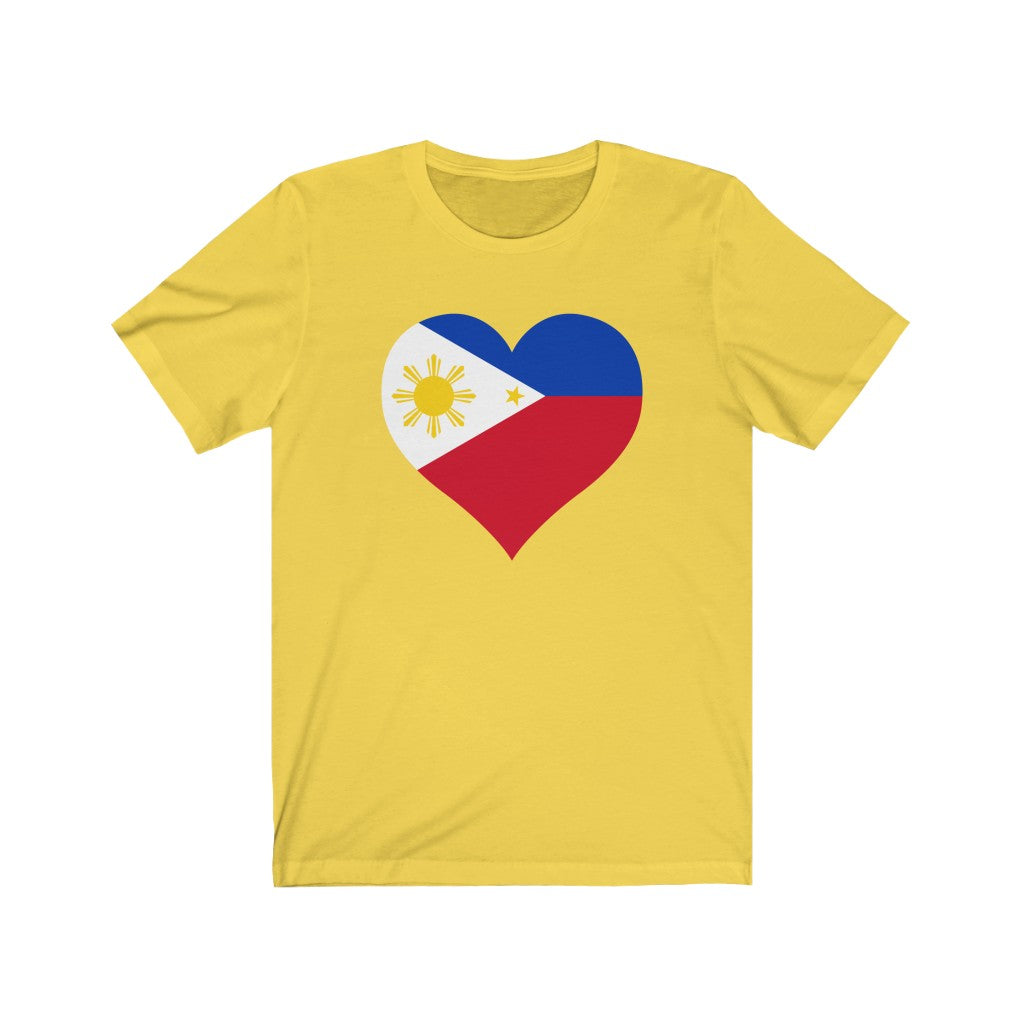 Philippines Heart Flag Premium Tee - Unisex