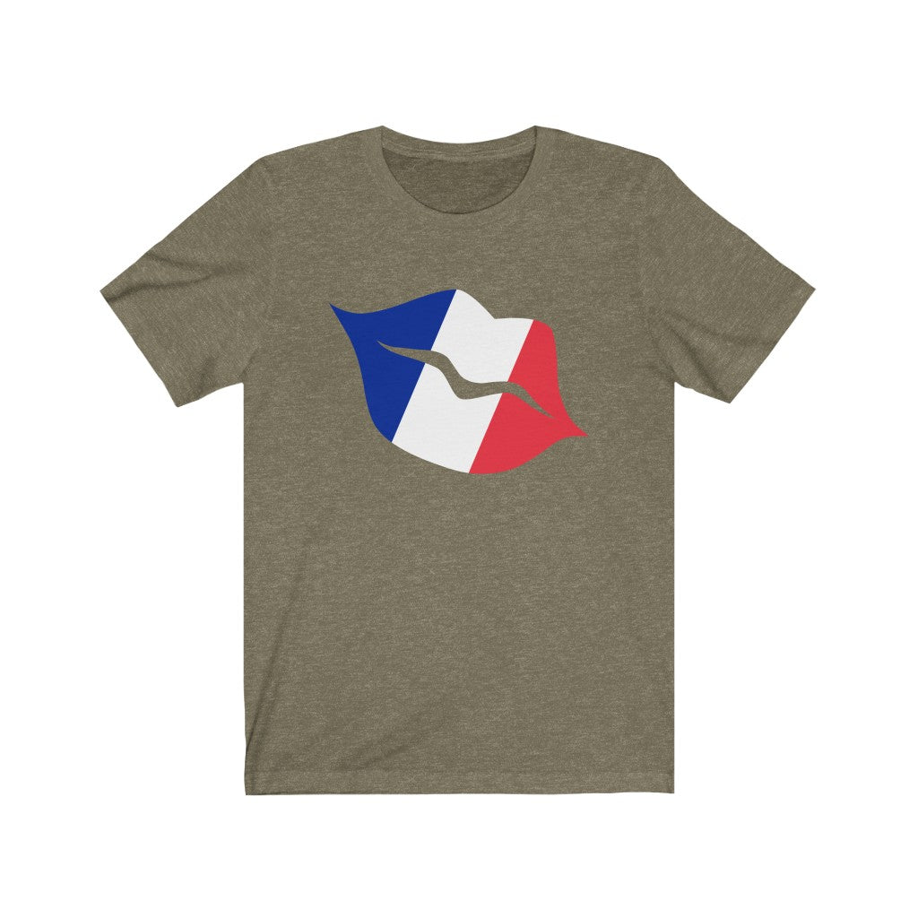 France Lips Flag Premium Tee - Unisex