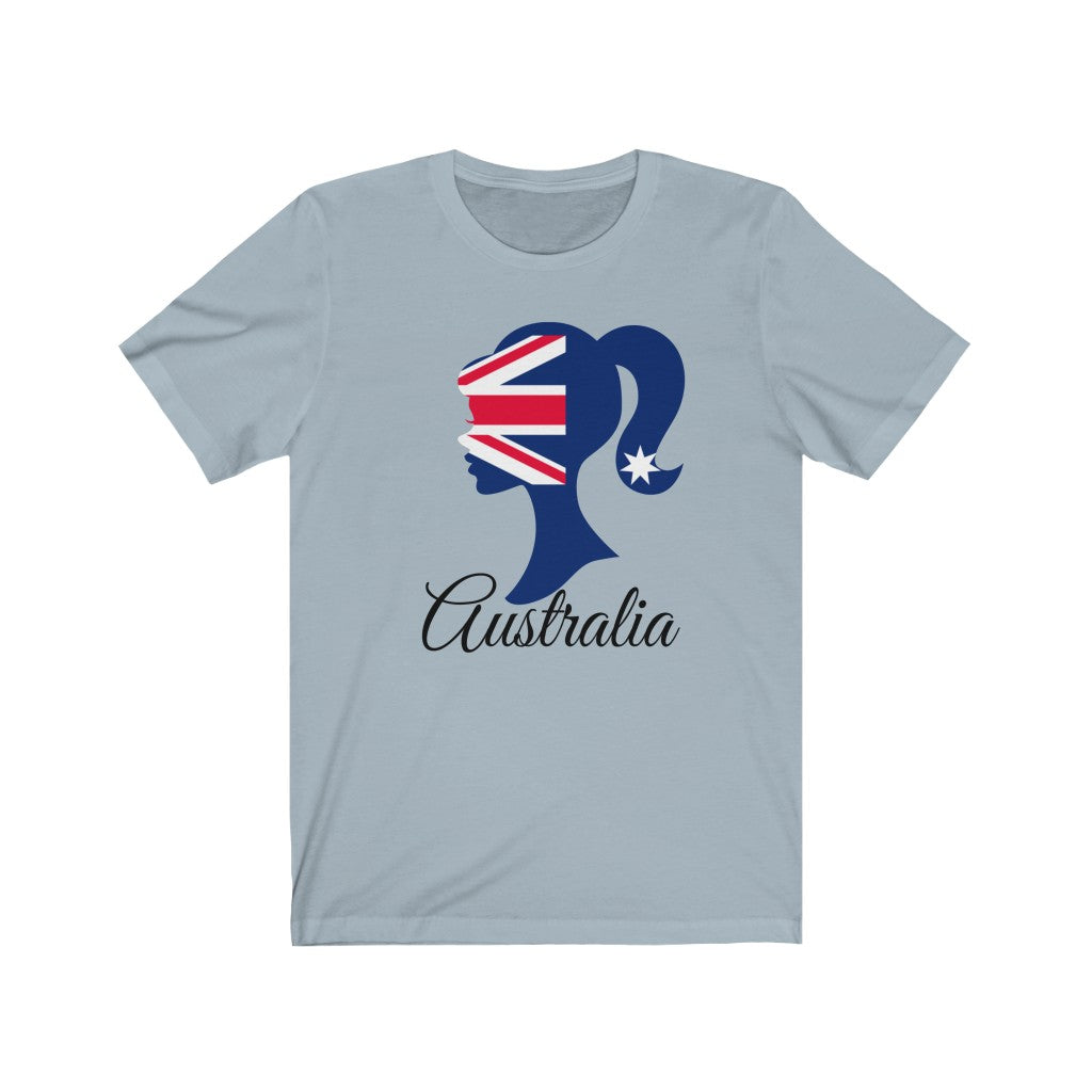 Australia Girl Flag Premium Tee 1 - Unisex