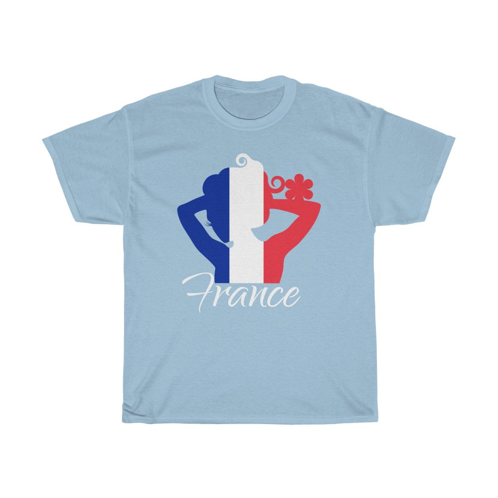 France Lady Flag Standard Tee 2 - Unisex
