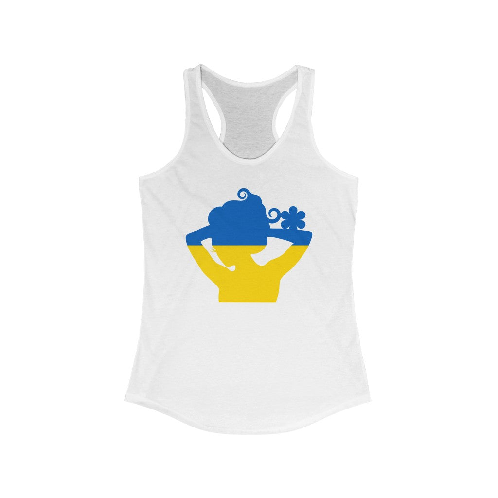 Ukraine Lady Flag Tank – Women
