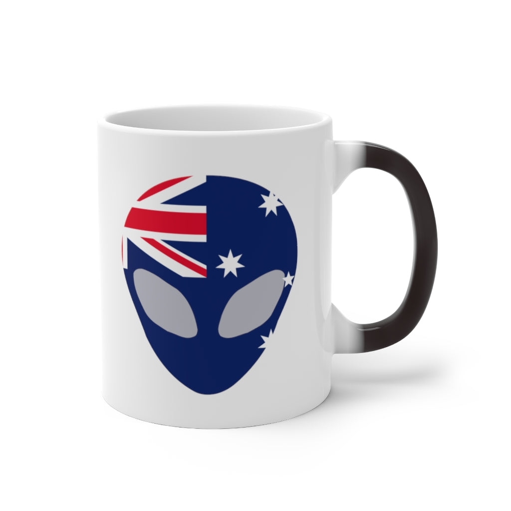 Australia Alien Color Changing Mug