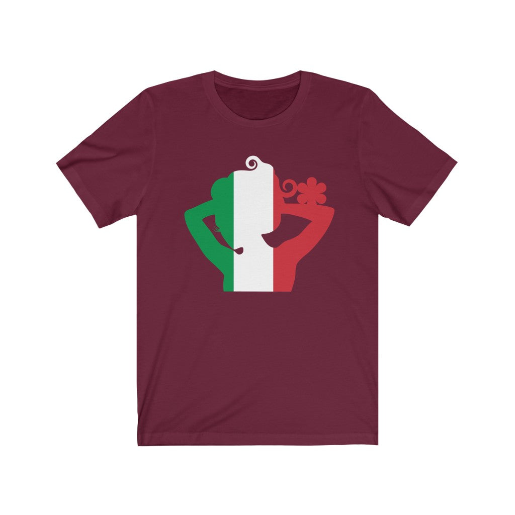 Italy Lady Flag Premium Tee - Unisex