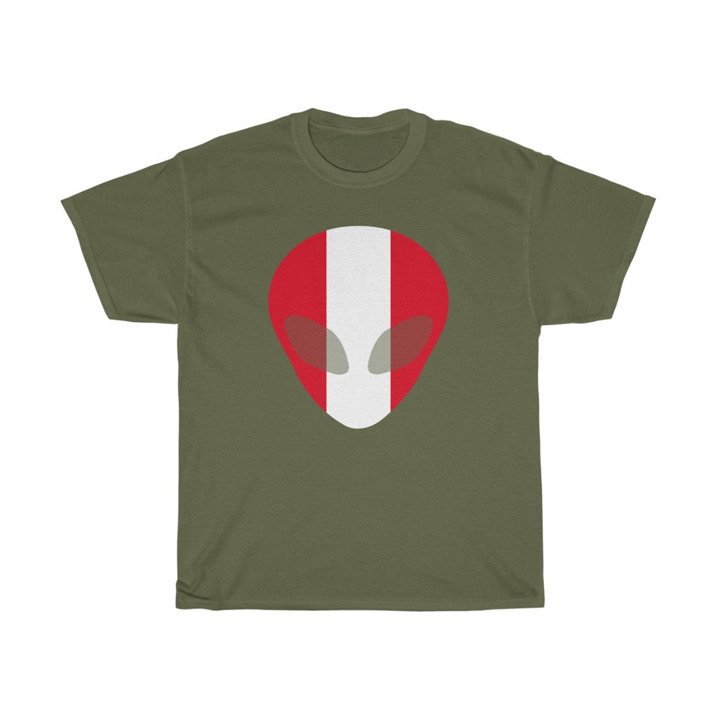 Peru Alien Flag Standard Tee - Unisex