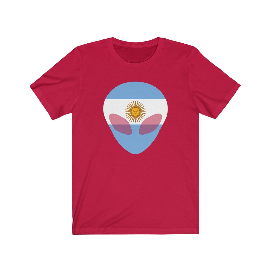 Argentina Alien Flag Premium Tee - Unisex