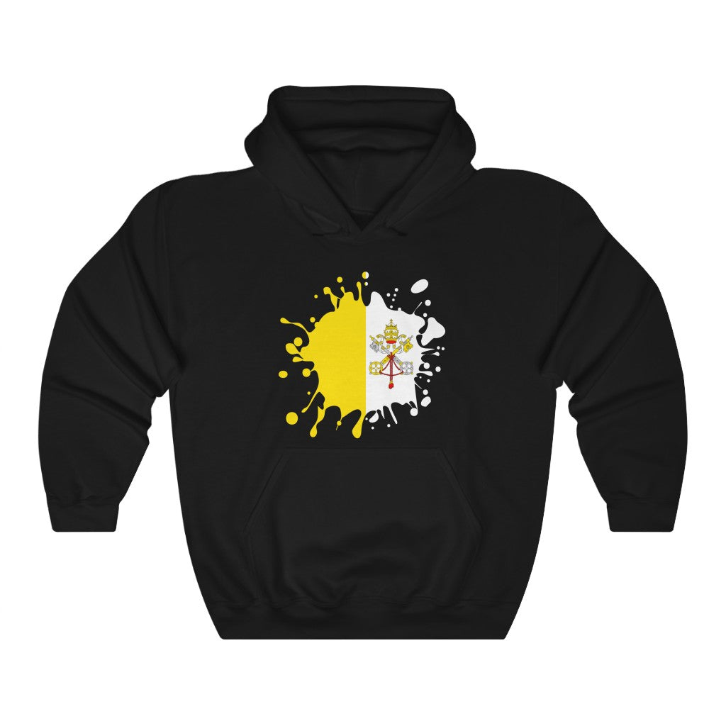 Holy See Splat Flag Hoodie Sweatshirt - Unisex