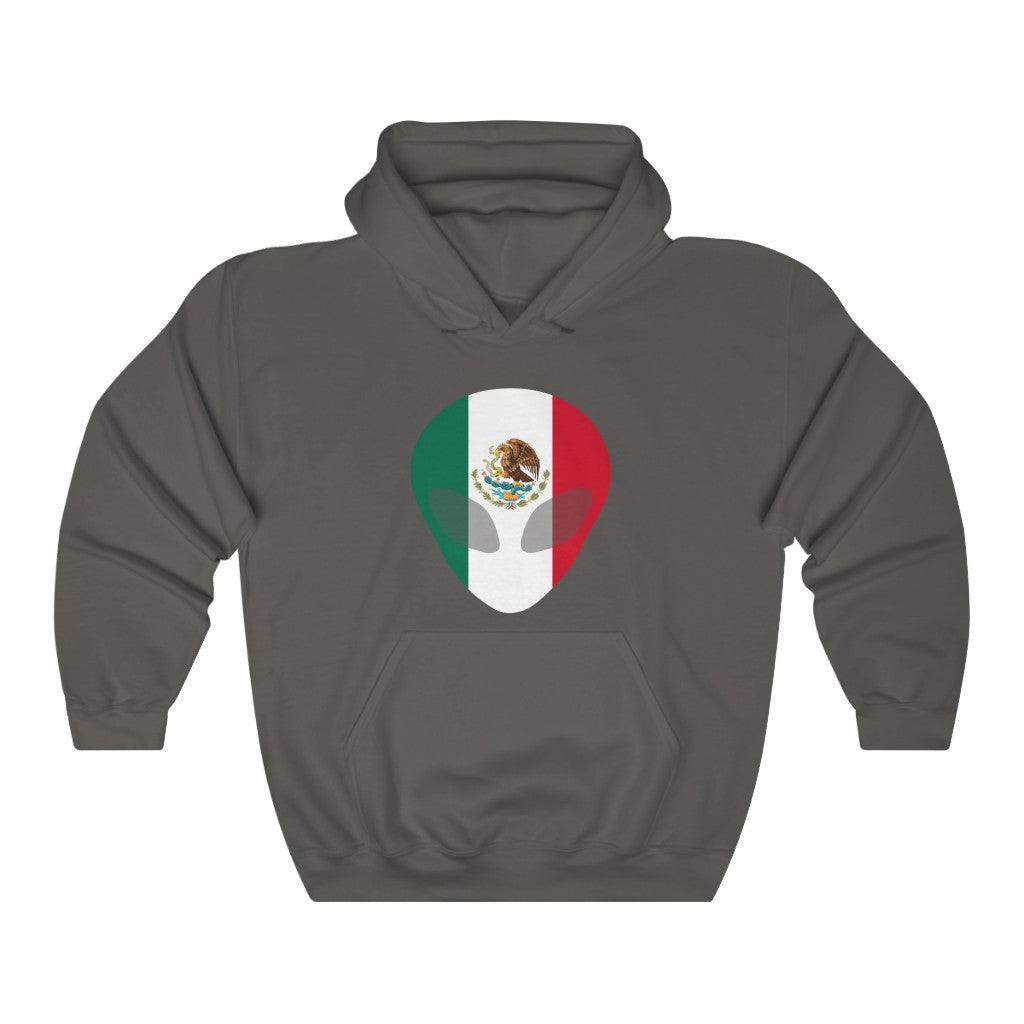 Mexico Alien Flag Hoodie Sweatshirt - Unisex