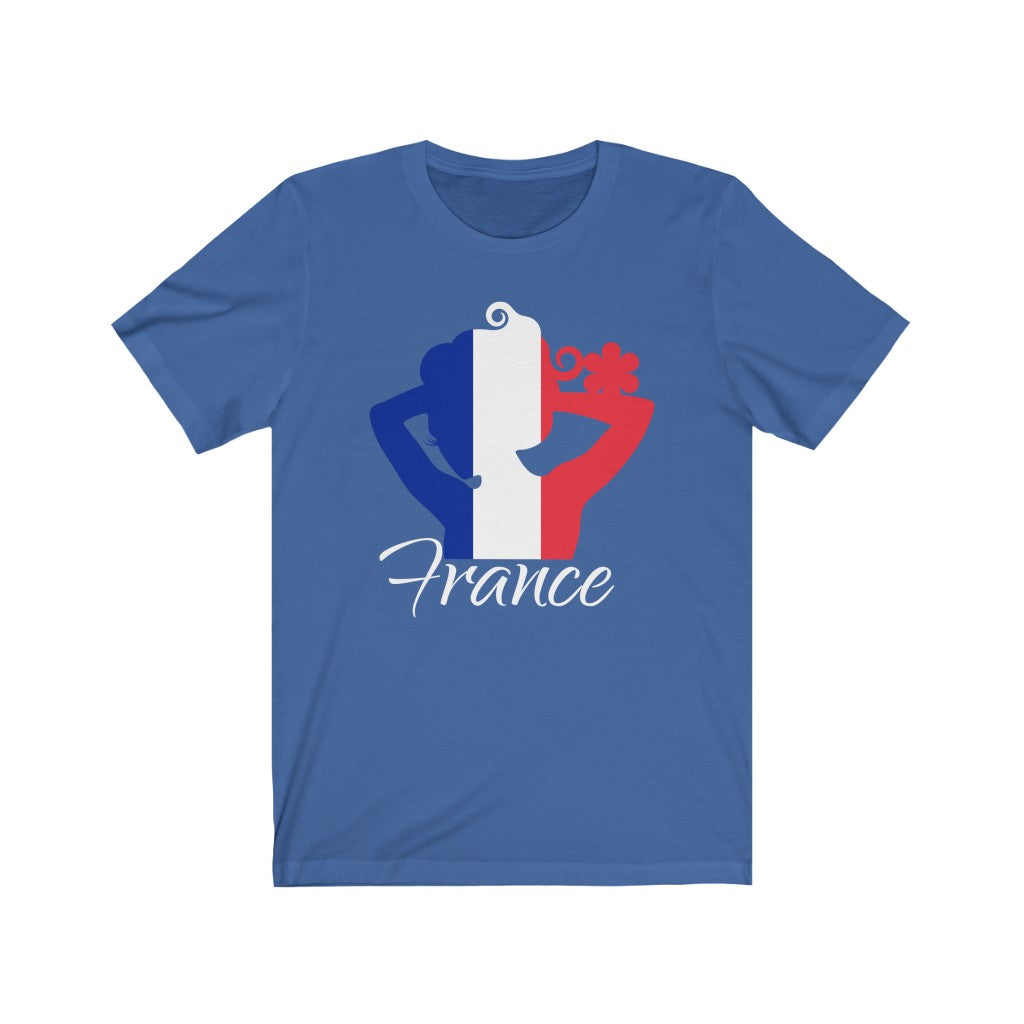 France Lady Flag Premium Tee 2 - Unisex