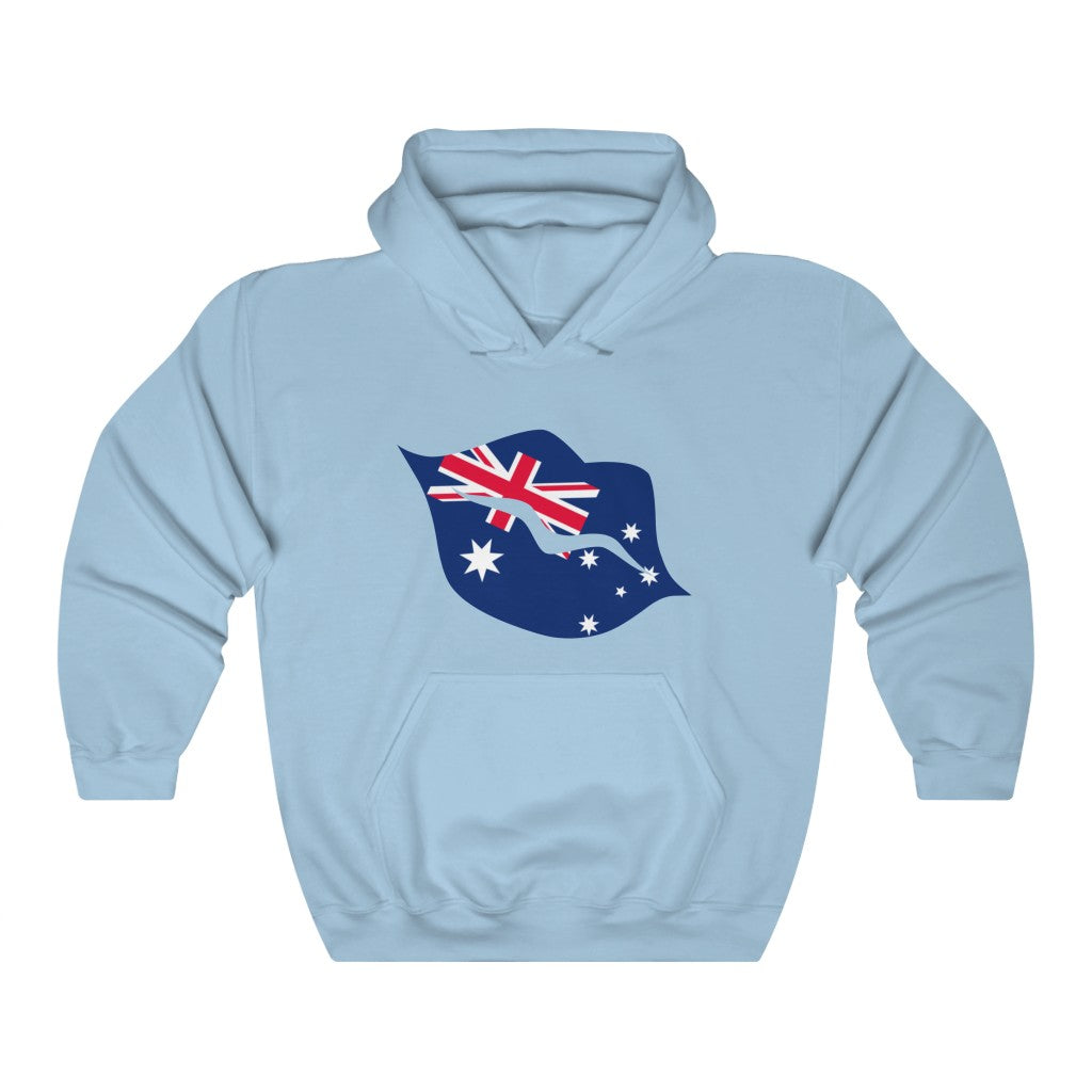 Australia Lips Flag Hoodie Sweatshirt - Unisex