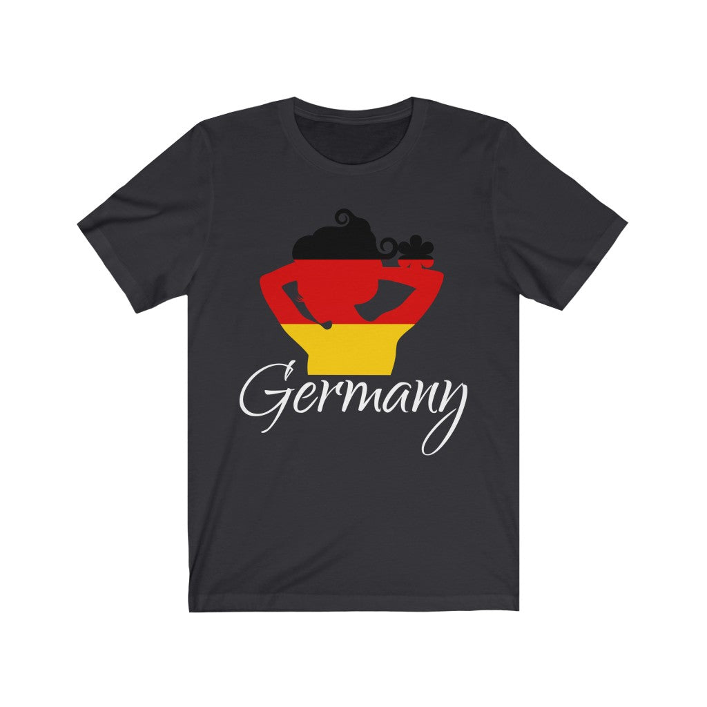 Germany Lady Flag Premium Tee 2 - Unisex