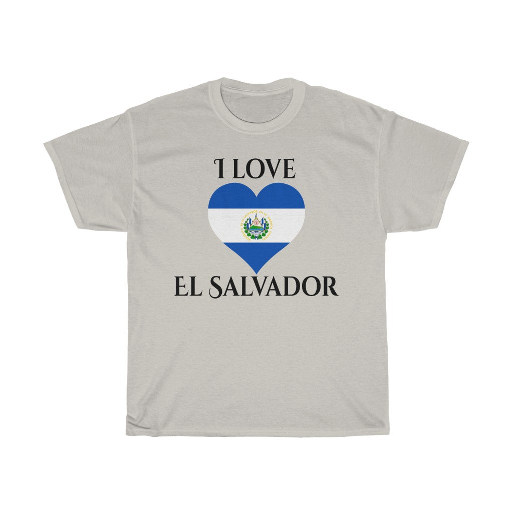El Salvador Heart Flag Standard Tee 1 - Unisex