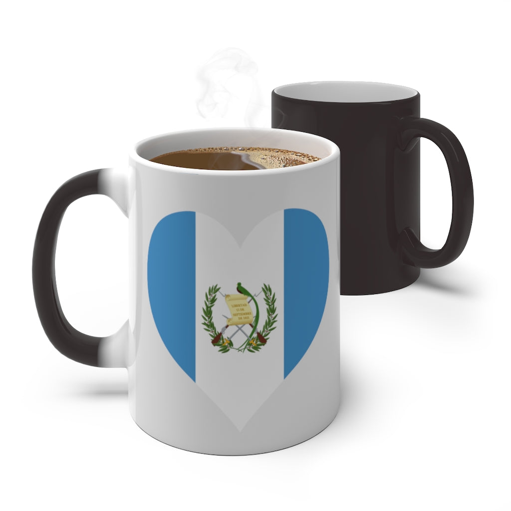 Guatemala Heart Color Changing Mug