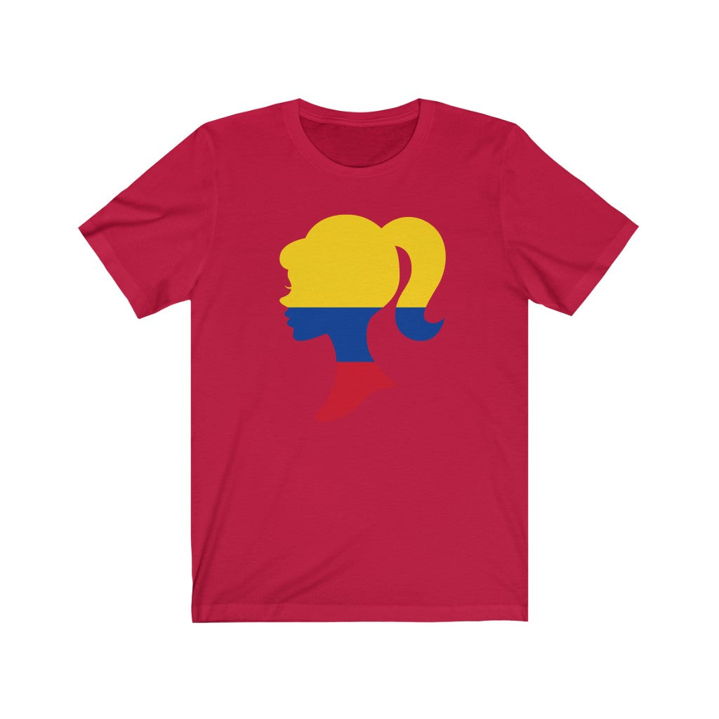 Colombia Girl Flag Premium Tee - Unisex