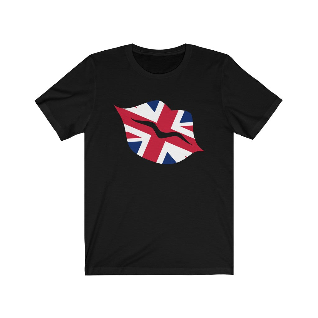United Kingdom Lips Flag Premium Tee - Unisex