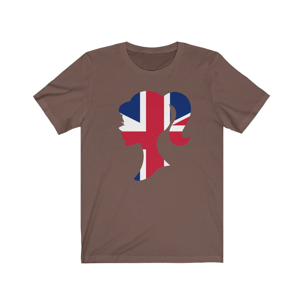 United Kingdom Girl Flag Premium Tee - Unisex