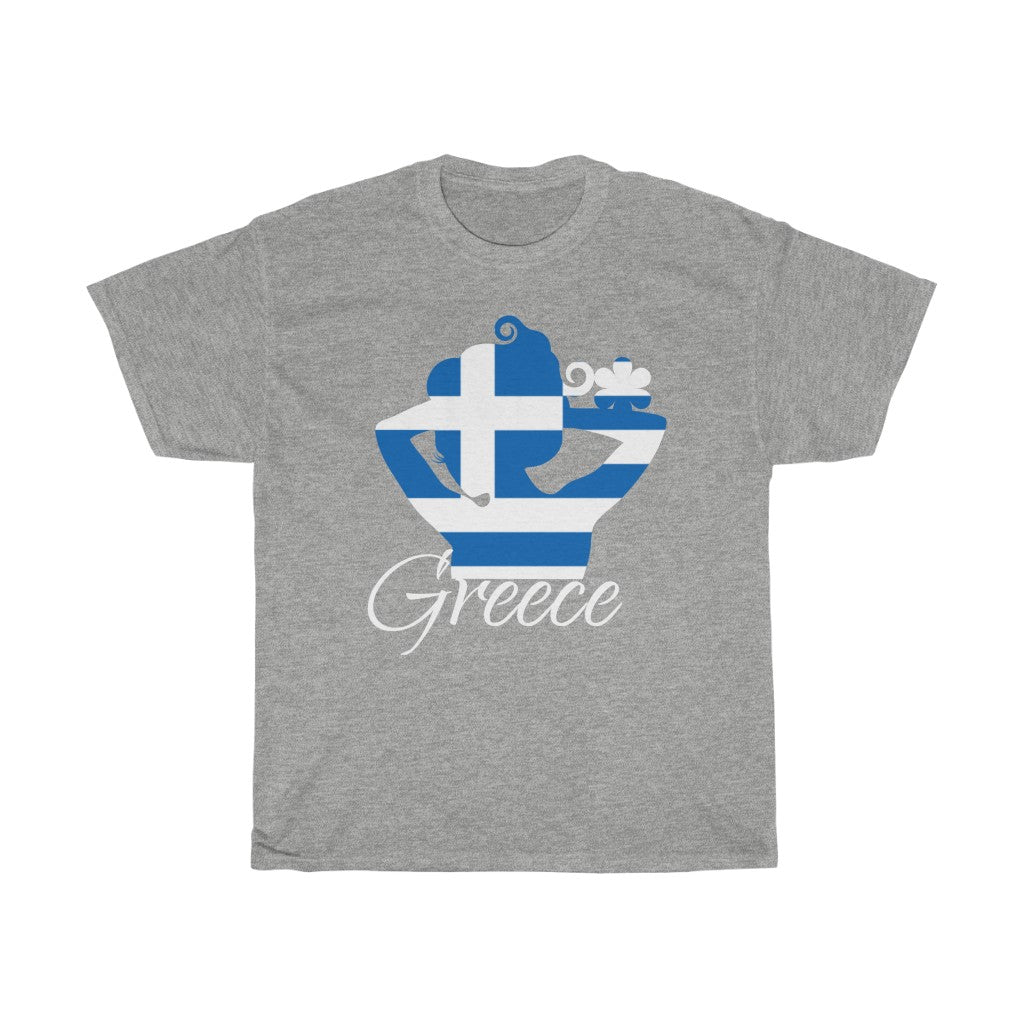 Greece Lady Flag Standard Tee 2 - Unisex