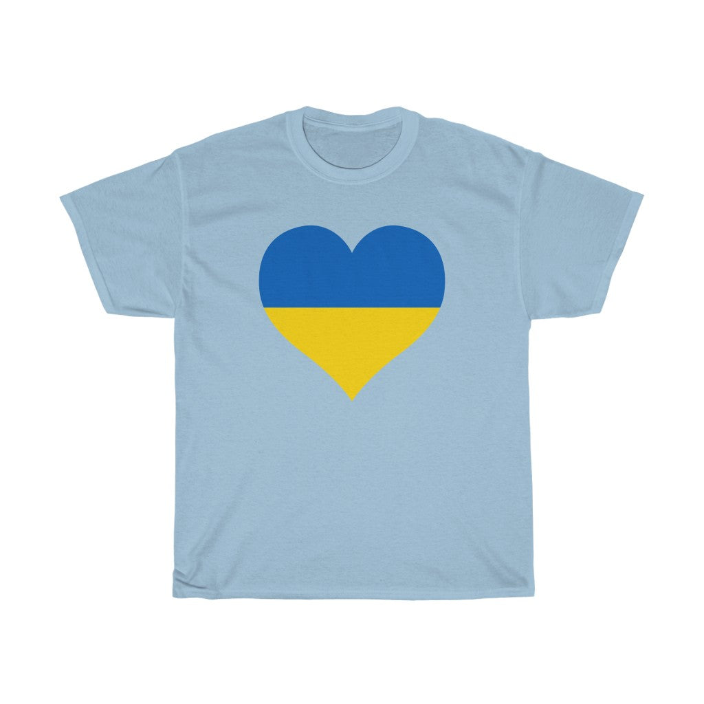 Ukraine Heart Flag Standard Tee - Unisex