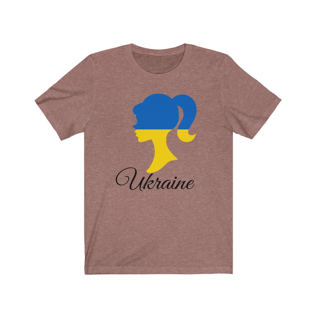 Ukraine Girl Flag Premium Tee 1 - Unisex