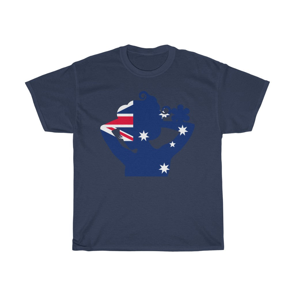 Australia Lady Flag Standard Tee - Unisex