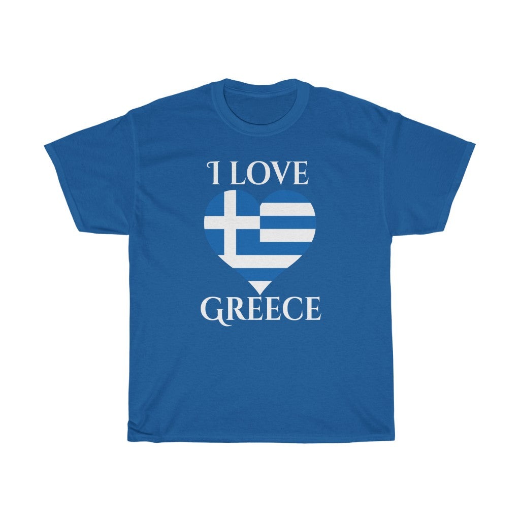 Greece Heart Flag Standard Tee 2 - Unisex
