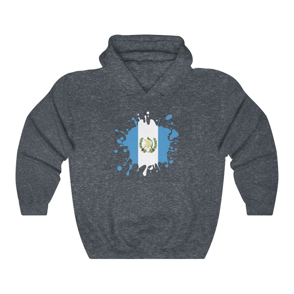 Guatemala Splat Flag Hoodie Sweatshirt - Unisex