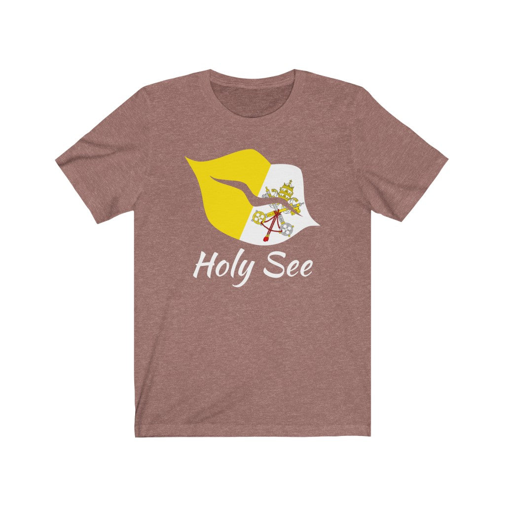 Holy See Lips Flag Premium Tee 2 - Unisex