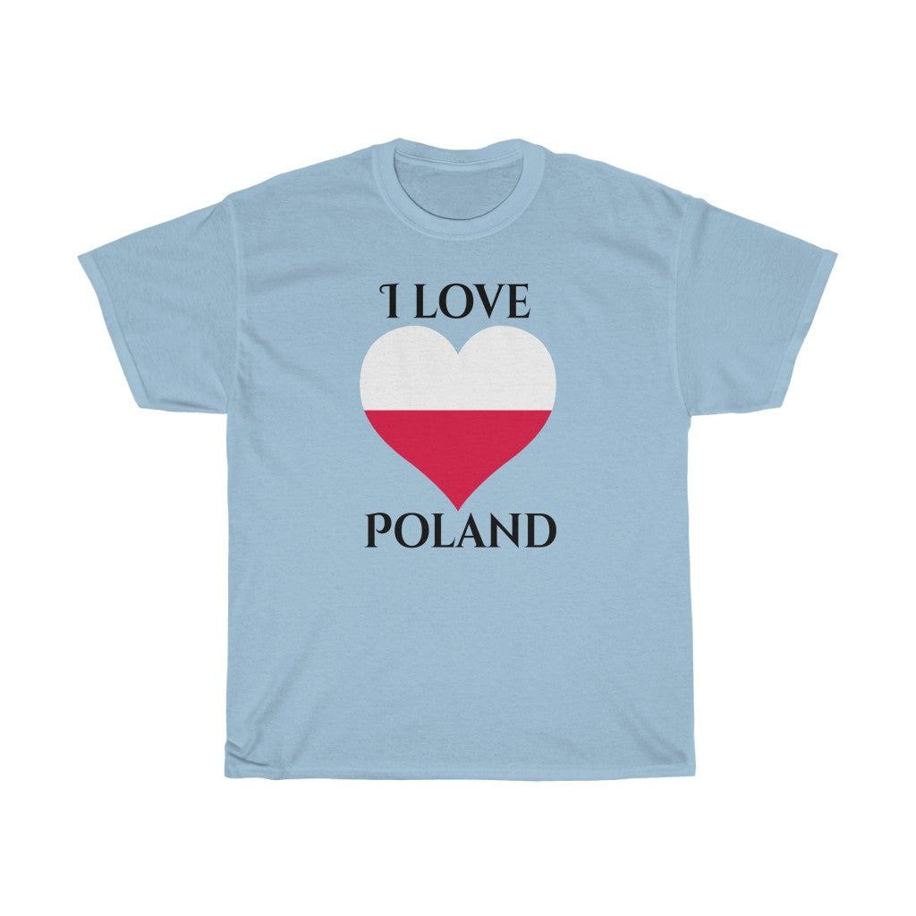 Poland Heart Flag Standard Tee 1 - Unisex