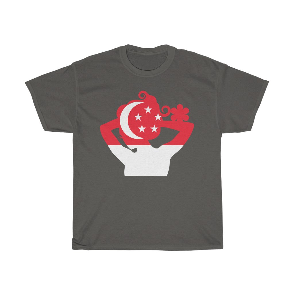 Singapore Lady Flag Standard Tee - Unisex