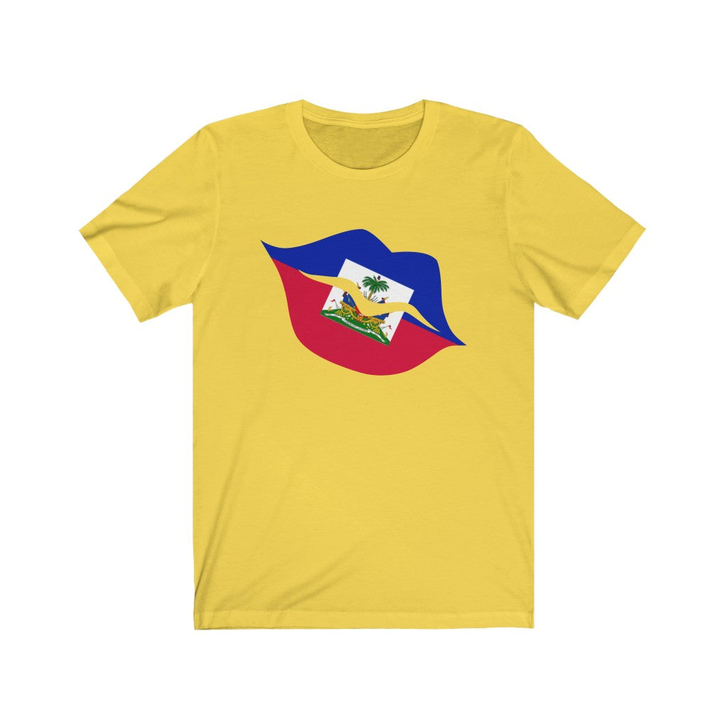 Haiti Lips Flag Premium Tee - Unisex