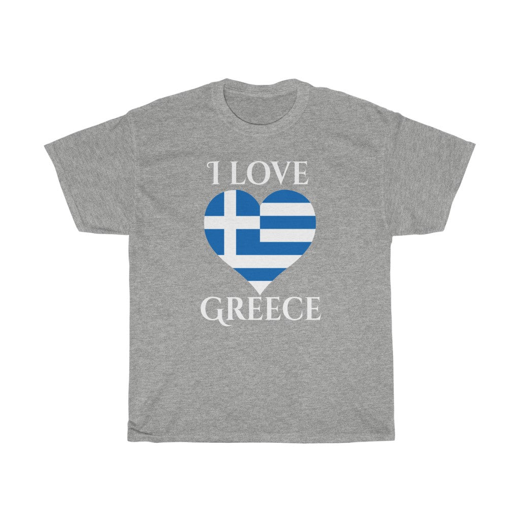 Greece Heart Flag Standard Tee 2 - Unisex