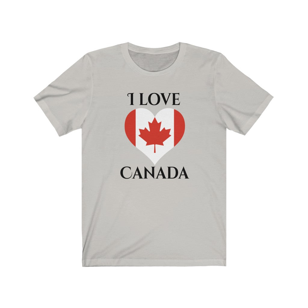Canada Heart Flag Premium Tee 1 - Unisex