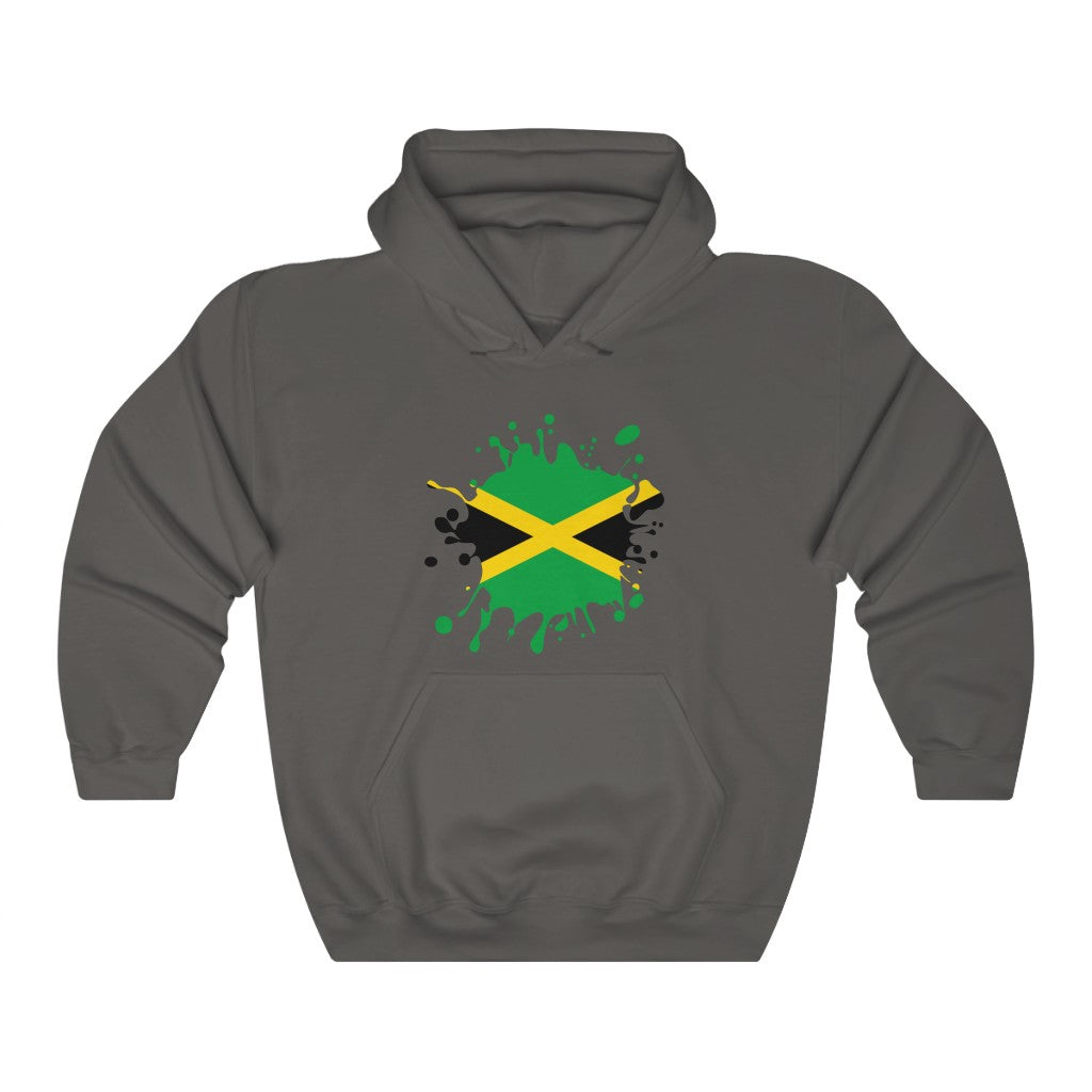Jamaica Splat Flag Hoodie Sweatshirt - Unisex