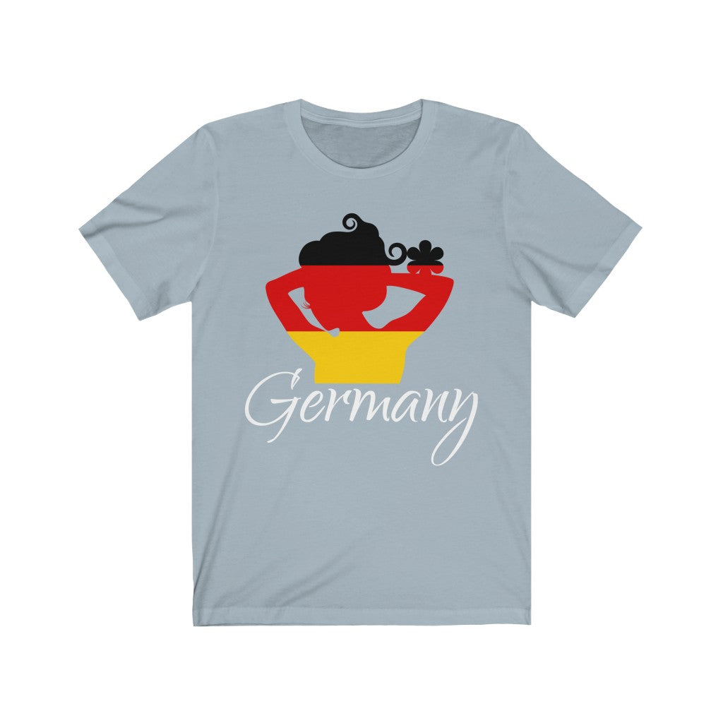 Germany Lady Flag Premium Tee 2 - Unisex